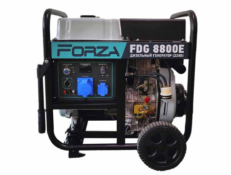 Генератор дизельный FORZA FDG8800E 6.0/6.5 кВт 220В с электрозапуском