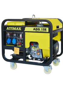 Генератор дизельний ATIMAX ADG12ES, 7/8 кВт, у кожусі, 220В