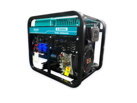 Дизельный генератор INVO D-8000EA, 7.5/8кВт, 220В