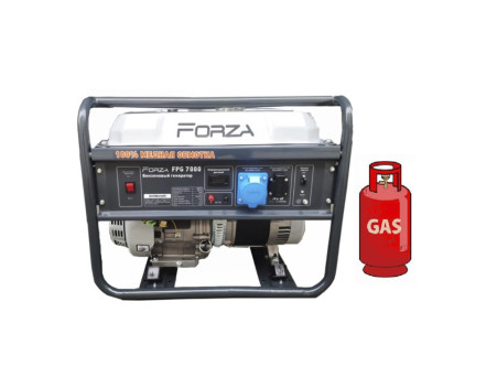 Генератор ГАЗ/бензиновый Forza FPG7000Е 5.0/5.5 кВт с электрозапуском