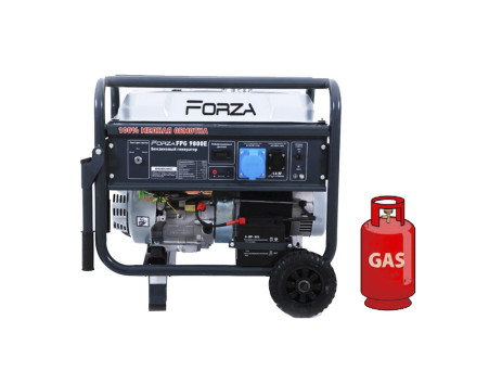 Генератор ГАЗ/бензиновый Forza FPG 9800Е 7.0/7.5 кВт с электрозапуском