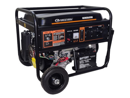 Бензиновый генератор GREENMAX MB6500EB 5.0/5.5 кВт с электрозапуском
