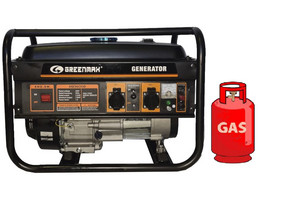 Генератор ГАЗ/бензиновий GREENMAX MB3900B 2.8/3.0 кВт з ручним запуском