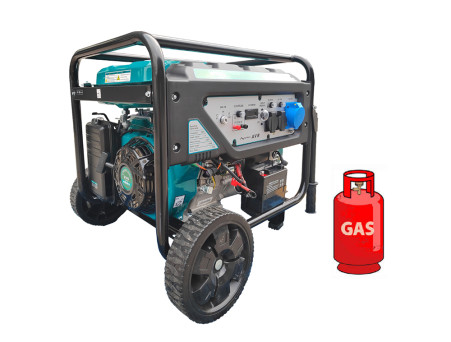 Генератор ГАЗ/бензиновый INVO H9000D-G 7.2/7.7 кВт с электрозапуском