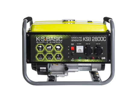Генератор бензиновый K&S BASIC KS 2800C 2.5кВт/2.8кВт ручн.