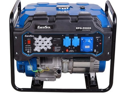 Генератор бензиновий EnerSol EPG-5500S 5.0/5.5 кВт з ручним запуском
