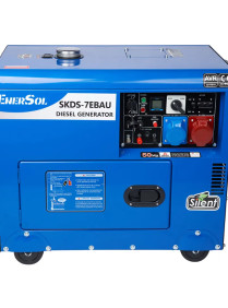 Генератор дизельный EnerSol SKDS-7EBAU 6.0/6.5 кВт, трехфазный, с электрозапуском