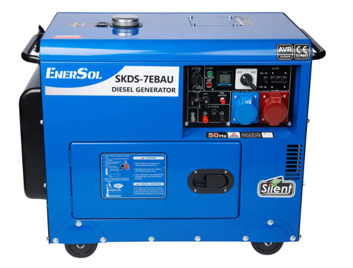 Генератор дизельний EnerSol SKDS-7EBAU 6.0/6.5 кВт, трифазний, з електрозапуском
