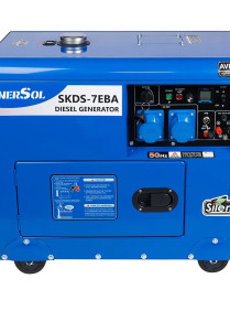 Генератор дизельный EnerSol SKDS-7EBA 6.0/6.5 кВт с электрозапуском