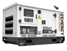 Генератор дизельний GENERGY GDS14T 10.4/11.2 кВт, трифаний, з автозапуском
