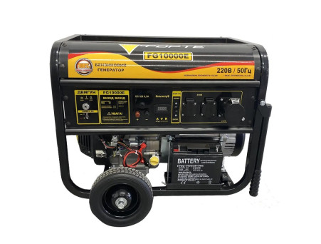 Бензиновый генератор FORTE FG10000E 8.0/8.3 кВт с электрозапуском
