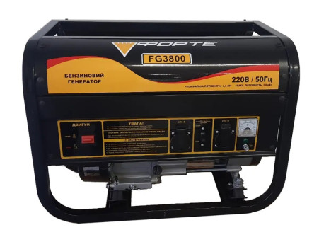 Бензиновый генератор FORTE FG3800 2.8/3.0 кВт с ручным запуском