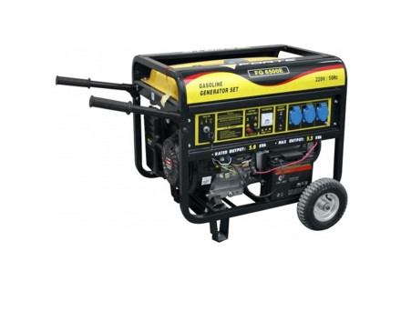 Бензиновый генератор FORTE FG6500Е 5.0/5.5 кВт с электрозапуском