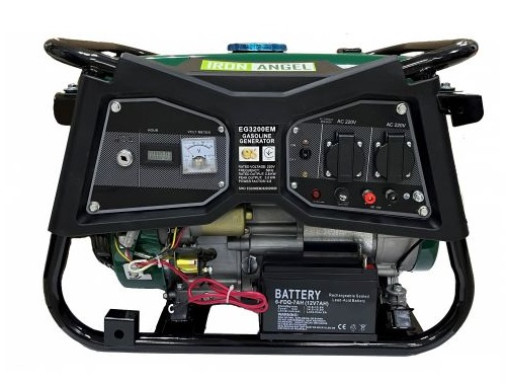Генератор бензиновий Iron Angel EG 3200 ME 2.8/3.2 кВт з електрозапуском