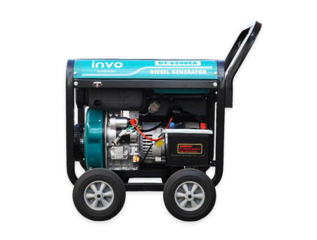Дизельный генератор INVO DT-6500EA, 6/6,5 кВт, 230/380В