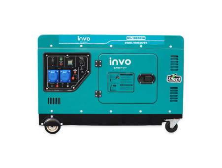 Дизельный генератор INVO DS-10000EA в кожухе, 9/10кВт, 220В