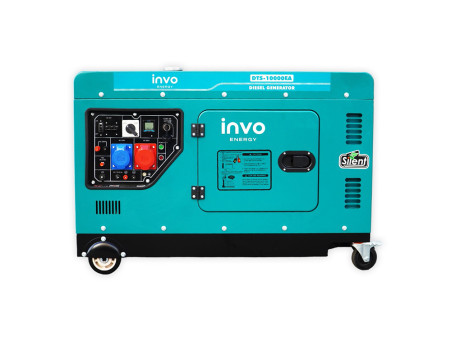 Дизельный генератор INVO DTS-10000EA в кожухе, 9/10кВт, 230/380В