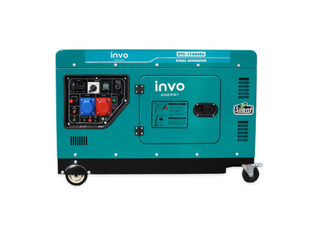 Дизельный генератор INVO DTS-11000EA в кожухе, 10/11, 230/380В