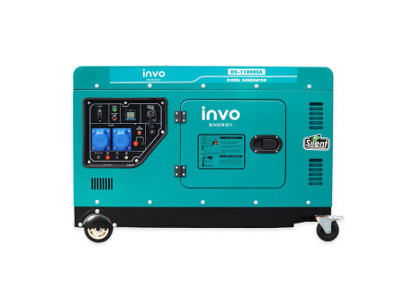 Дизельный генератор INVO DS-11000EA в кожухе, 10/11кВт, 220В