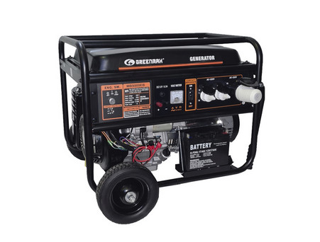 Бензиновый генератор GREENMAX MB9000EB 7.0/7.5 кВт с электрозапуском